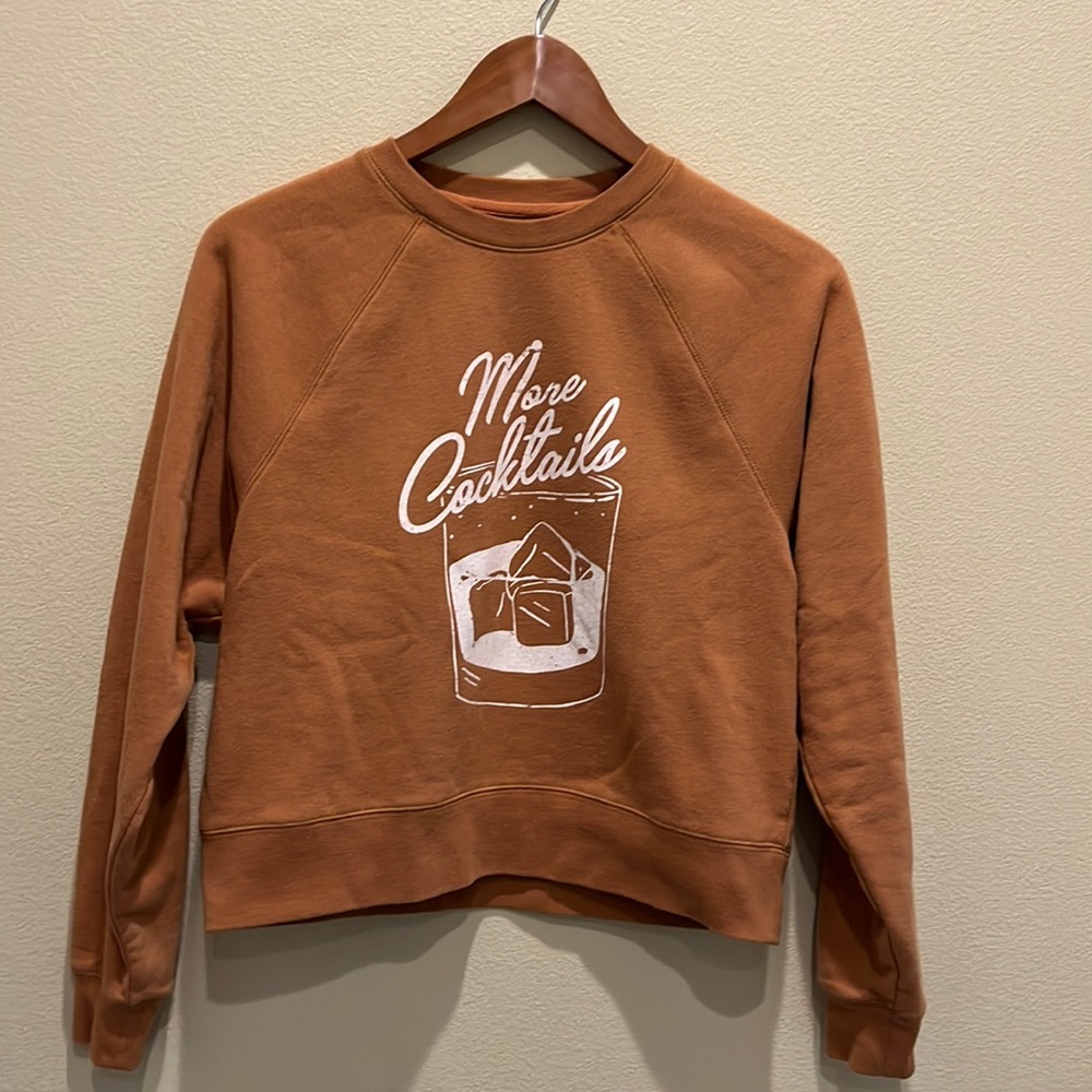 More Cocktails sweatshirt